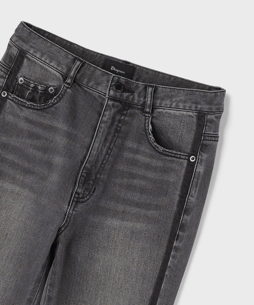 GRACE CONTINENTAL ラインスリムデニムパンツ 