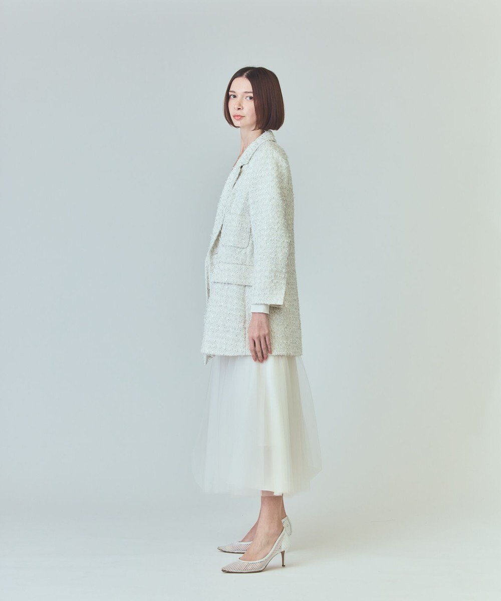 GRACE CONTINENTAL ツイードテーラードコート 