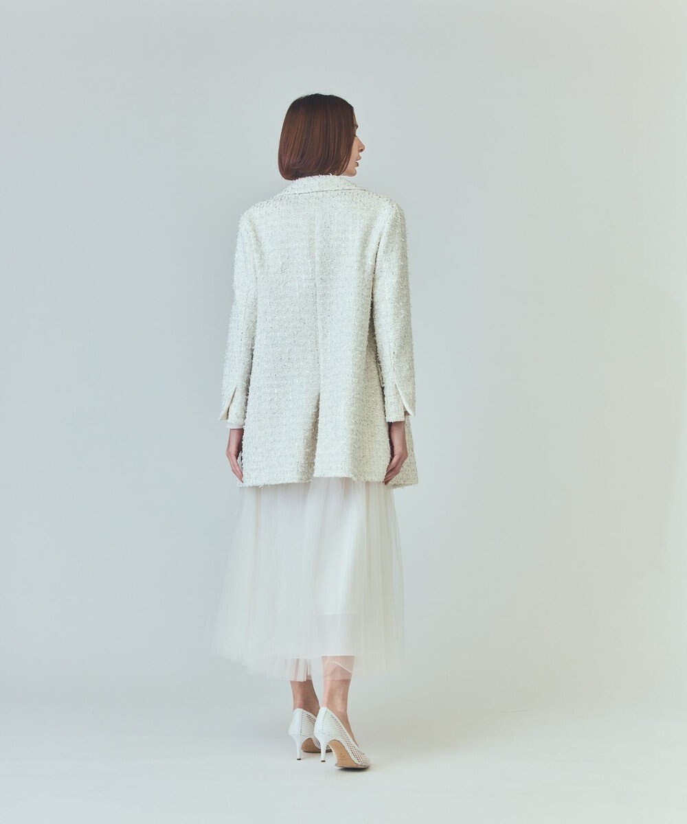 GRACE CONTINENTAL ツイードテーラードコート 