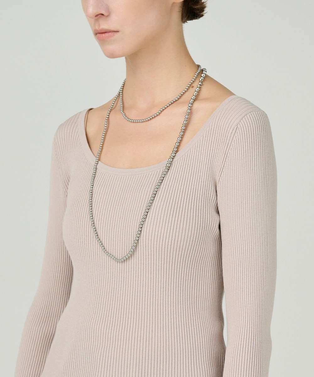 GRACE CONTINENTAL ビーズロングネックレス