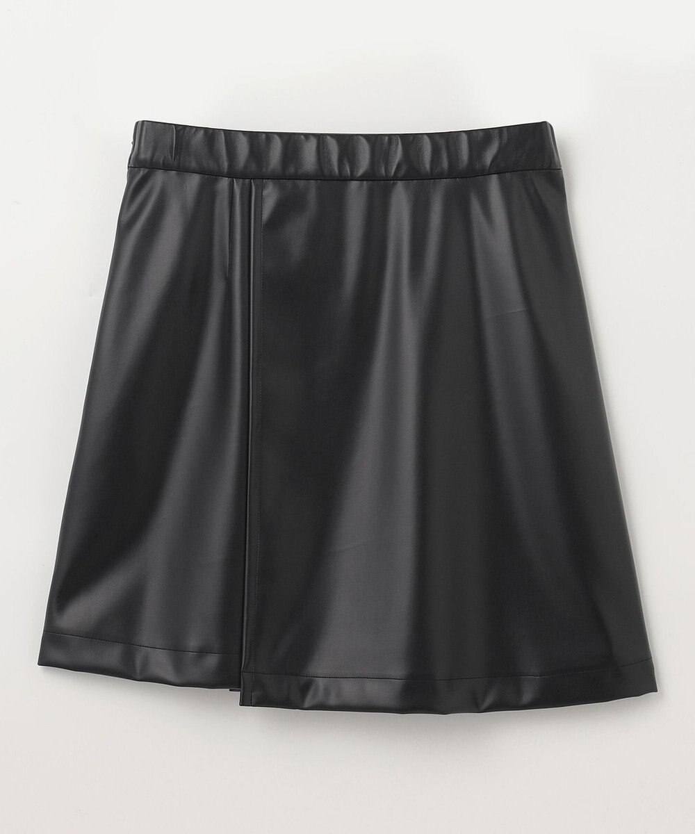 GRACE CONTINENTAL フェイクレザーミニスカート 