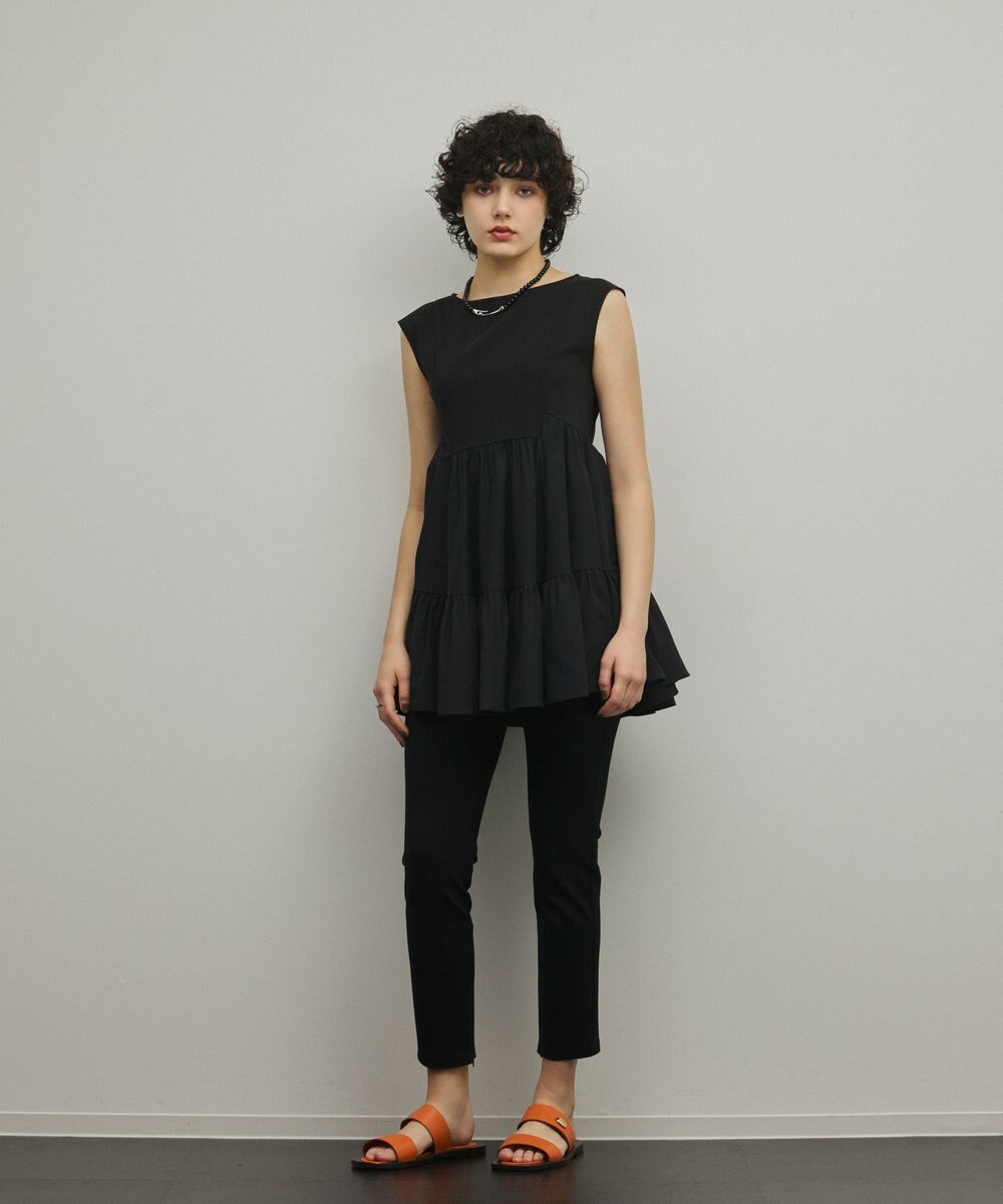 GRACE CONTINENTAL フレア切替カットトップ 