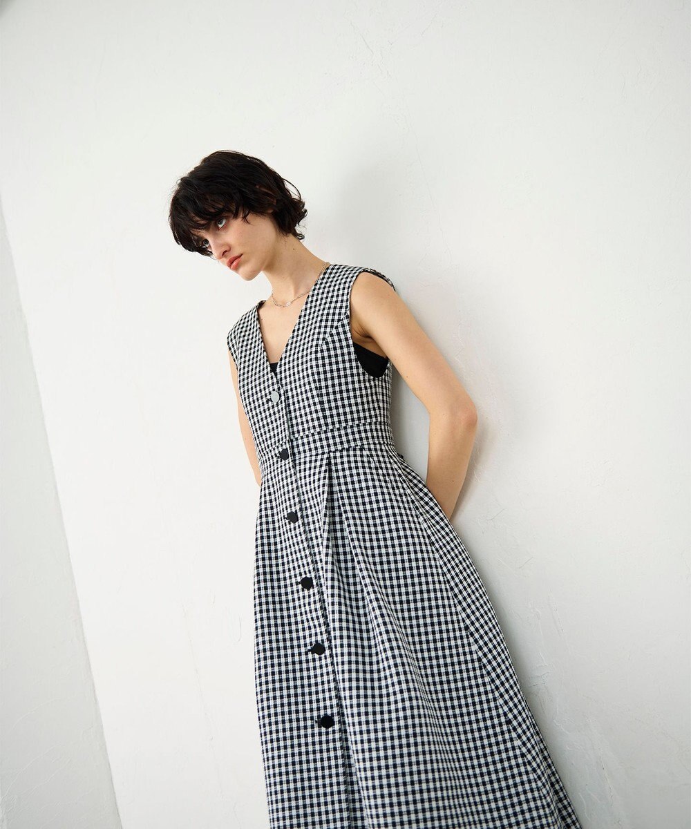 GRACE CONTINENTAL チェックジャンパースカート 