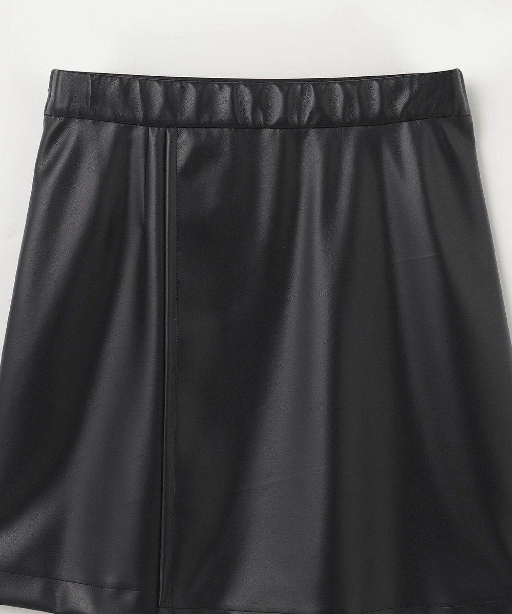 GRACE CONTINENTAL フェイクレザーミニスカート 