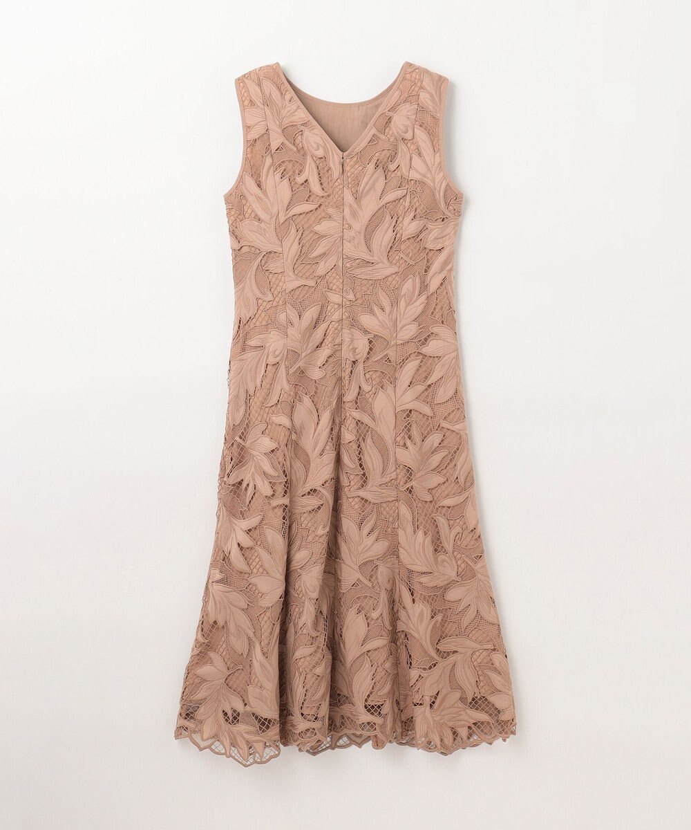 GRACE CONTINENTAL ケミカルリーフドレス 