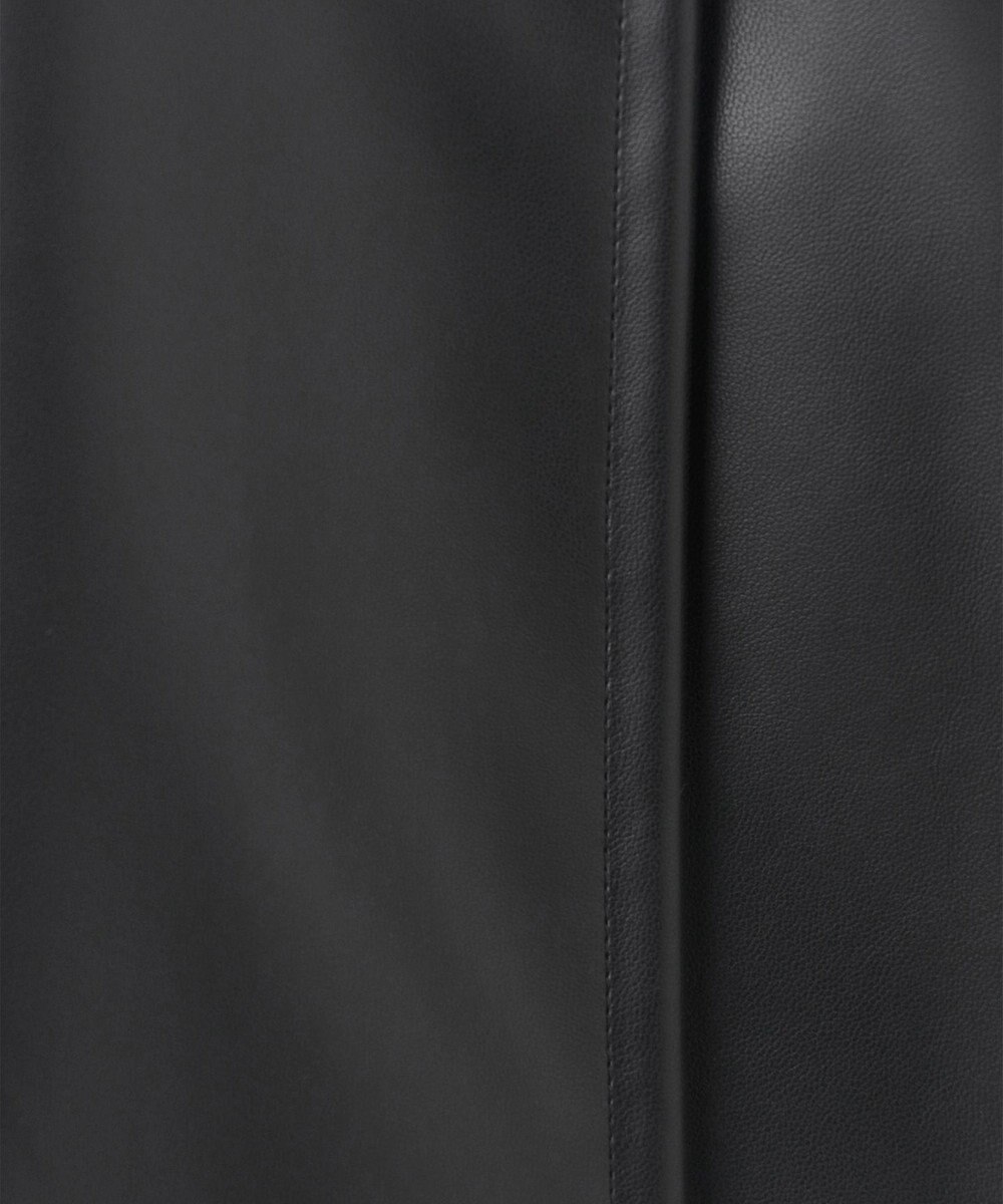 GRACE CONTINENTAL フェイクレザーミニスカート 