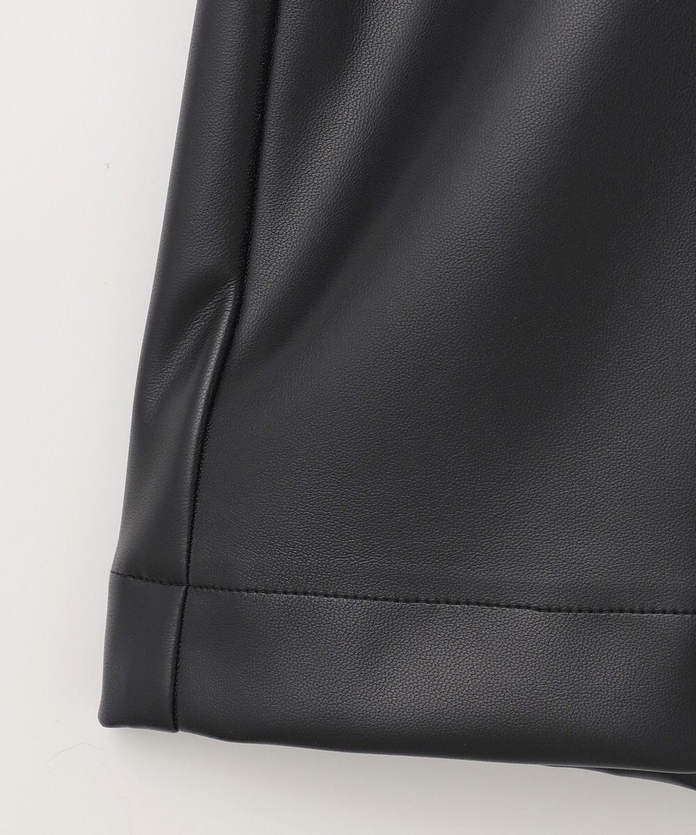 GRACE CONTINENTAL フェイクレザーミニスカート 