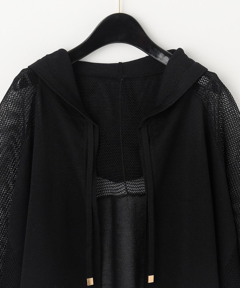 GRACE CONTINENTAL メッシュニットフーディー 