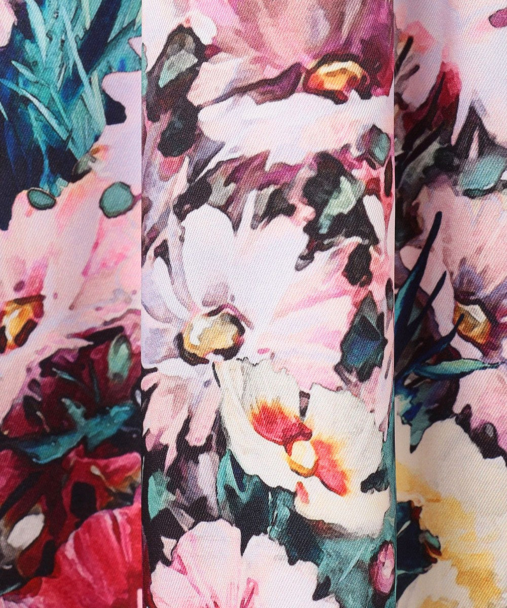 GRACE CONTINENTAL グラデフラワープリントスカート