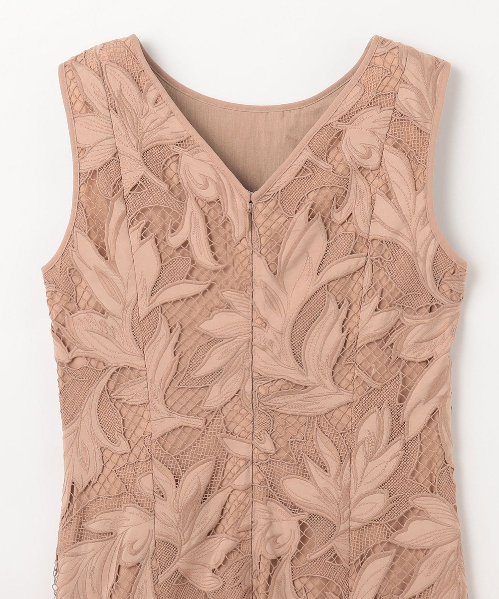 GRACE CONTINENTAL ケミカルリーフドレス 