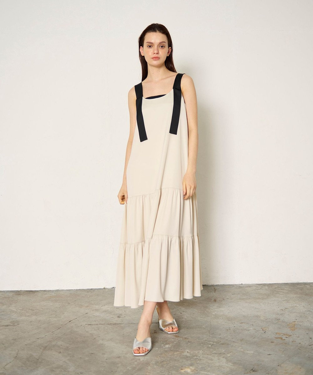 GRACE CONTINENTAL ティアードロングワンピース