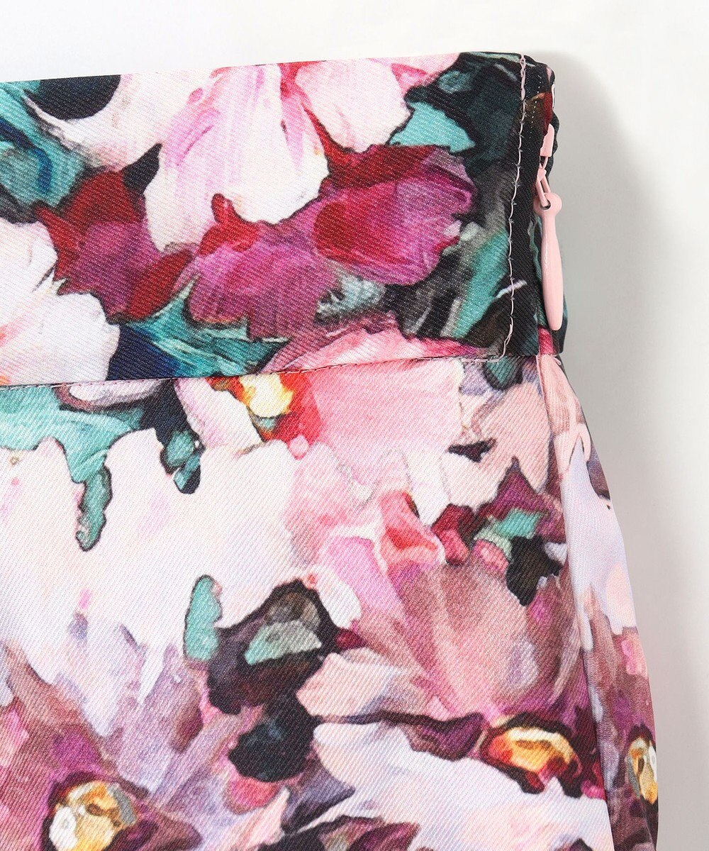 GRACE CONTINENTAL グラデフラワープリントスカート 