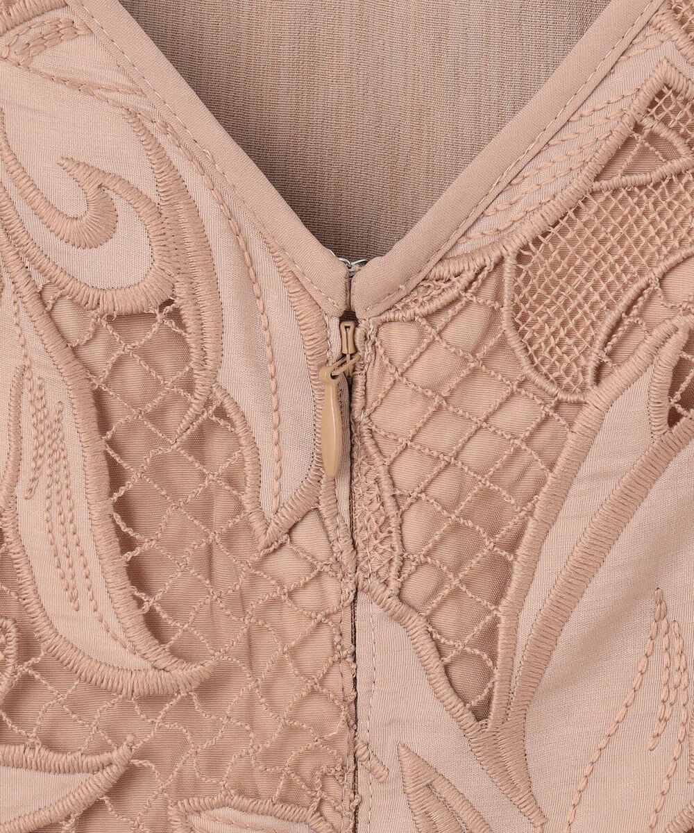 GRACE CONTINENTAL ケミカルリーフドレス 