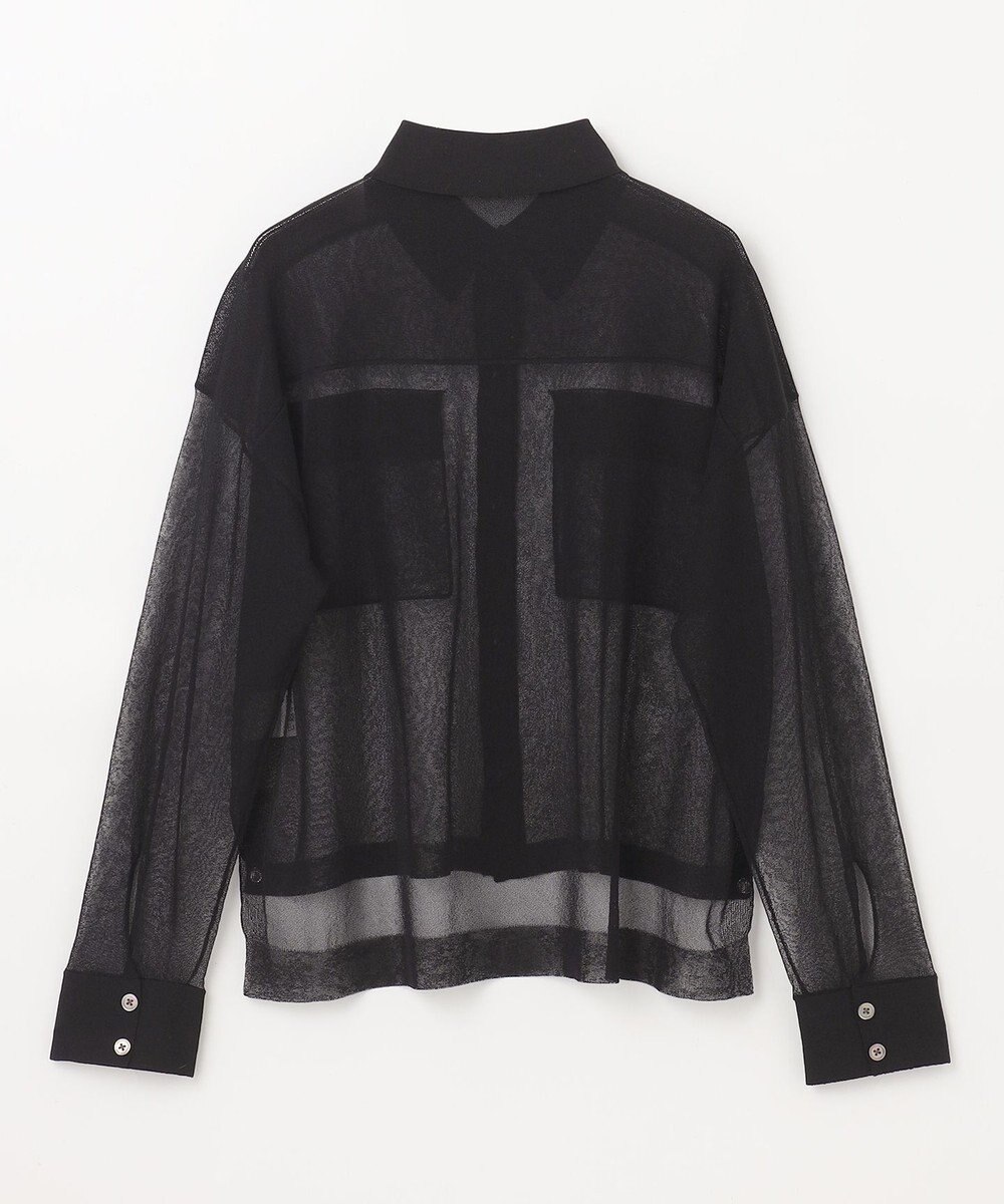 GRACE CONTINENTAL ニットシアーシャツ 