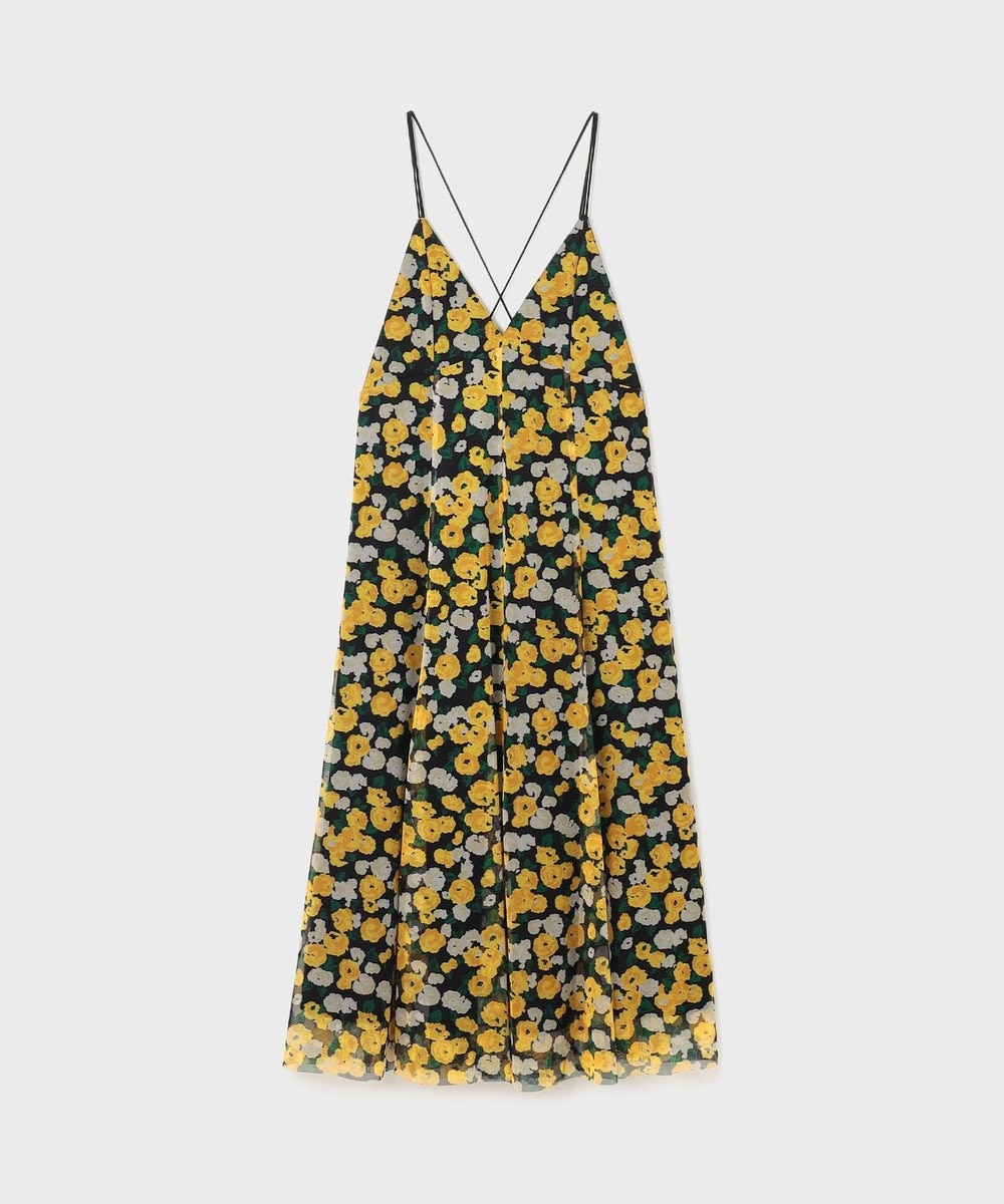 GRACE CONTINENTAL フラワーチュールプリントキャミワンピース
