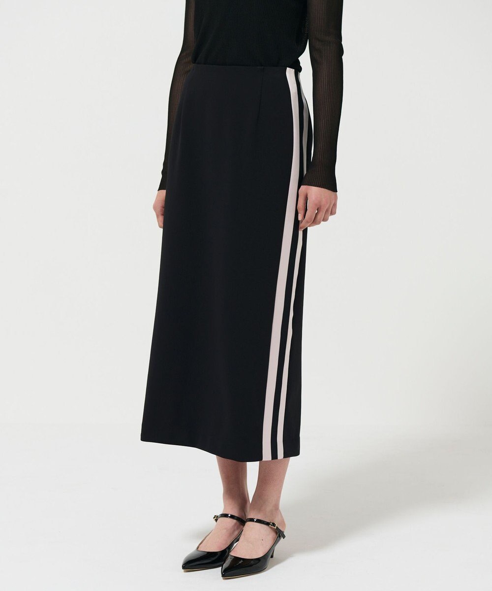 GRACE CONTINENTAL サイドラインジャージスカート 