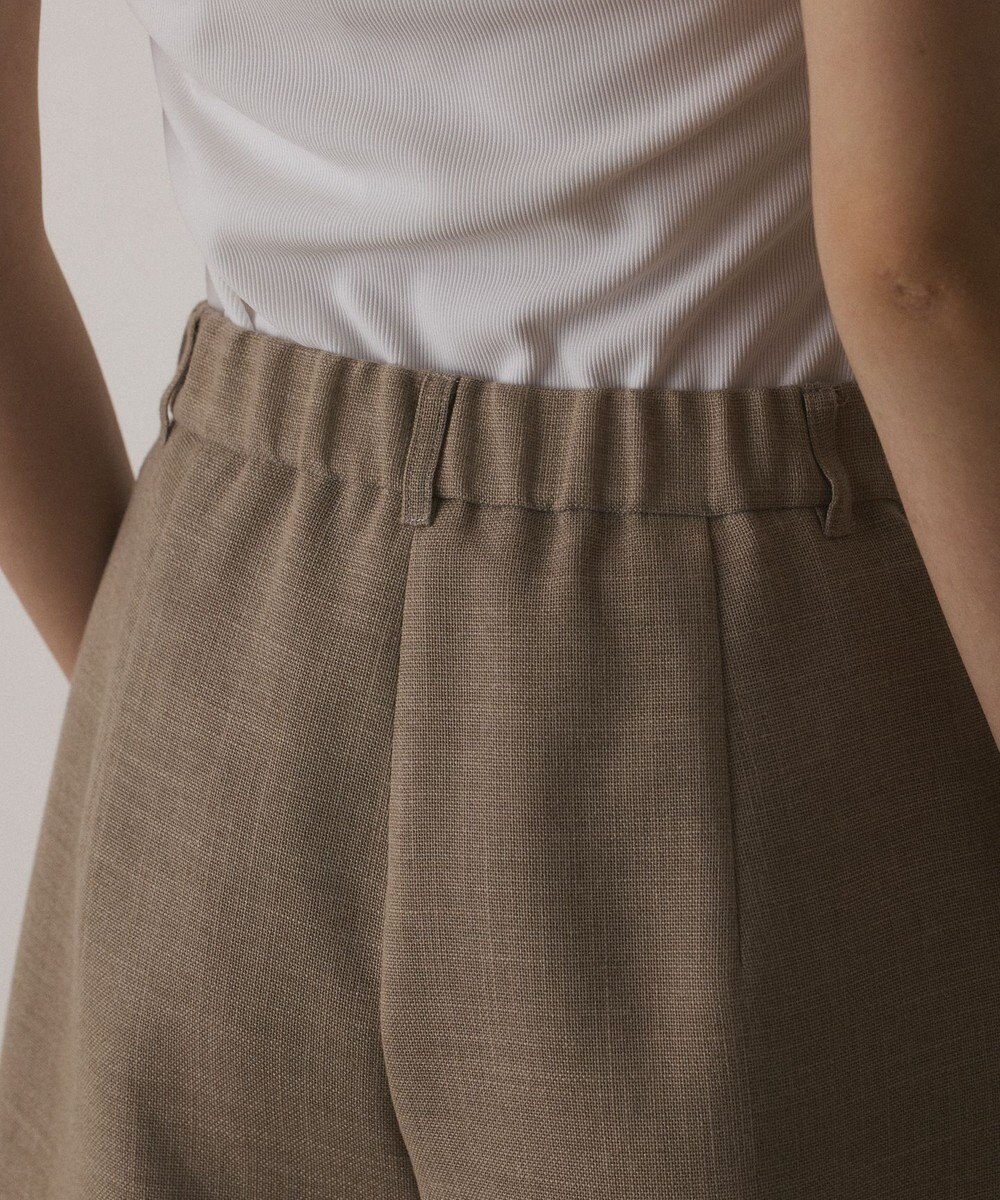 GRACE CONTINENTAL リネンライクショートパンツ