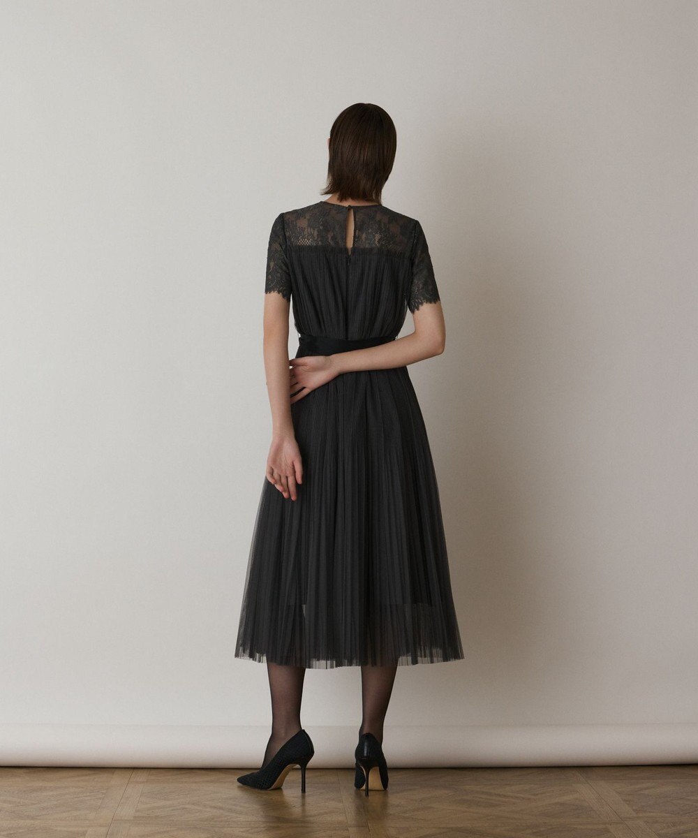 GRACE CONTINENTAL チュールプリーツドレス