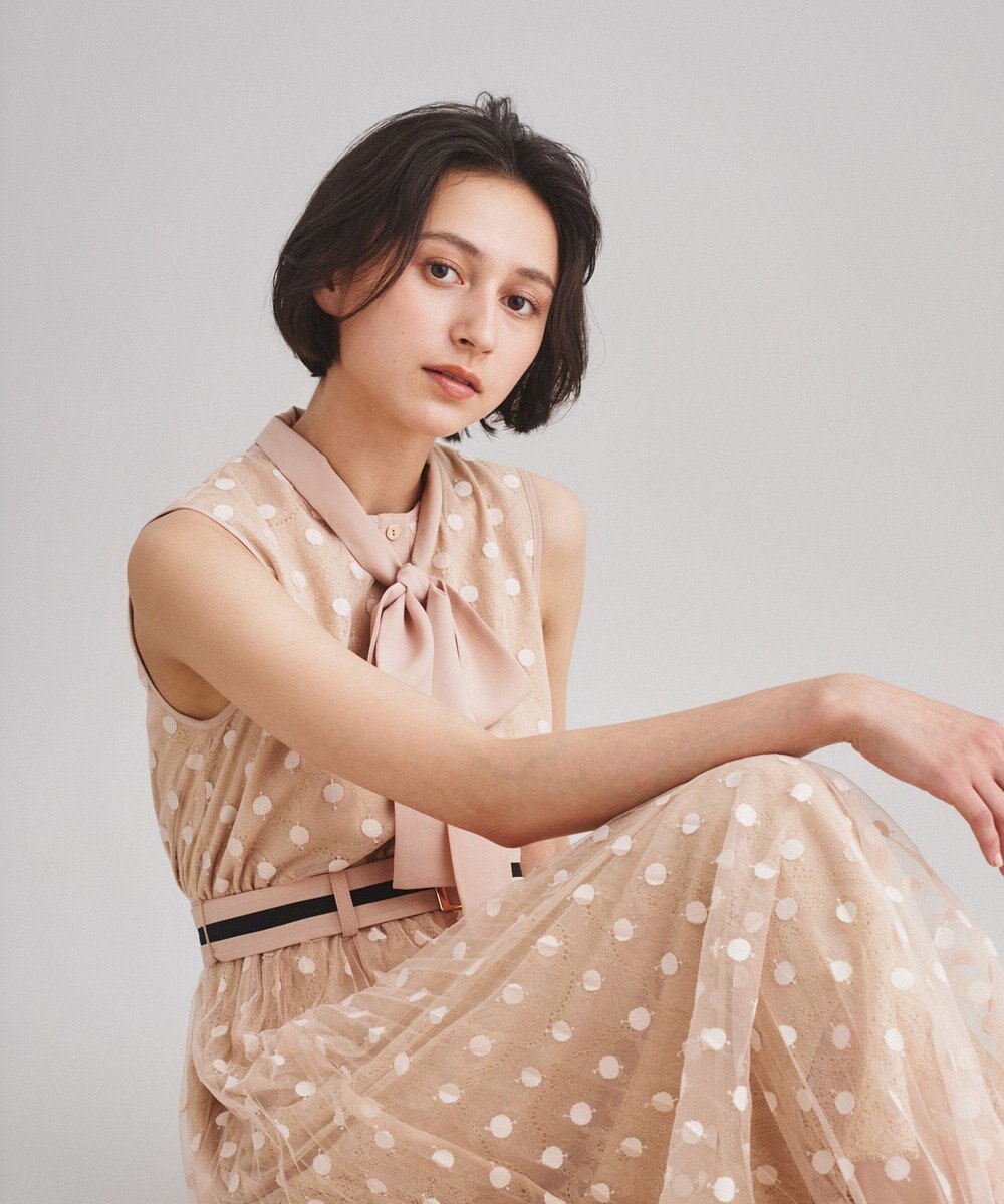 オンライン限定 ドットレースコンビワンピース Grace Continental Grace Continental グレースコンチネンタル 通販 オンライン限定 ドットレースコンビワンピース Grace Continental Grace Continental グレースコンチネンタル 通販