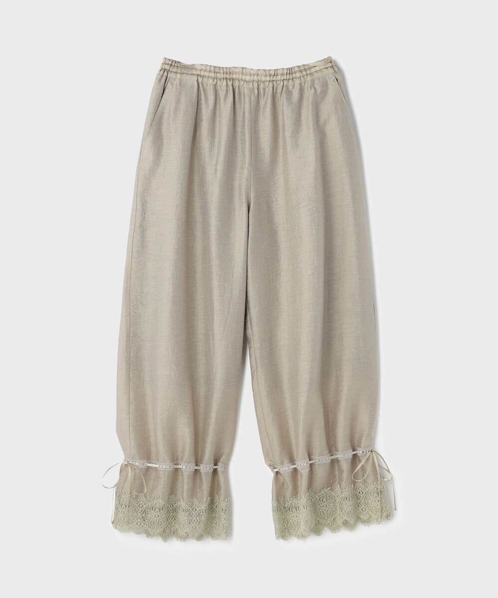 GRACE CONTINENTAL ドロストクロップドパンツ 