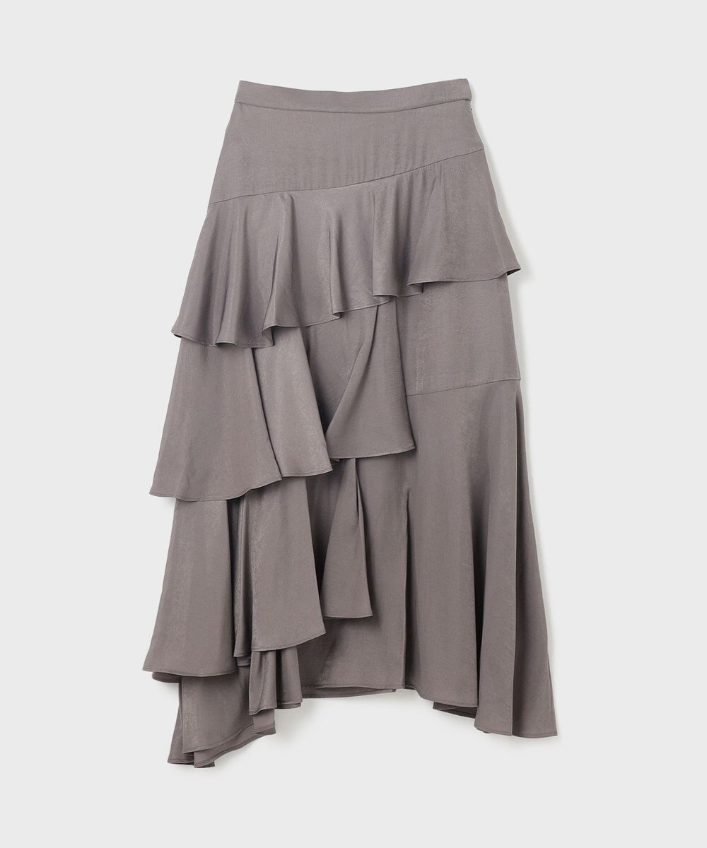 GRACE CONTINENTAL イレヘムサテンスカート 