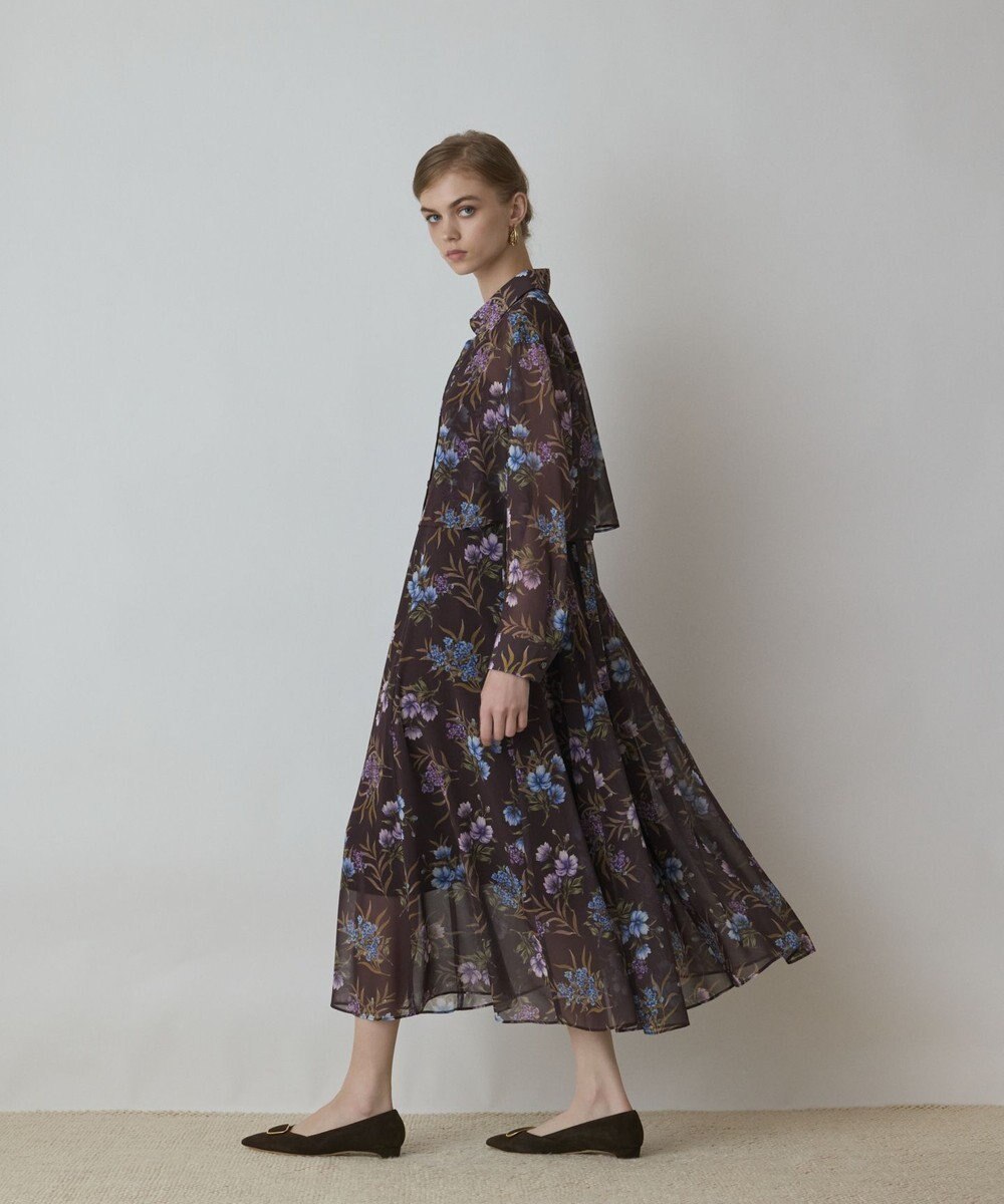 GRACE CONTINENTAL プリントセットアップワンピース 