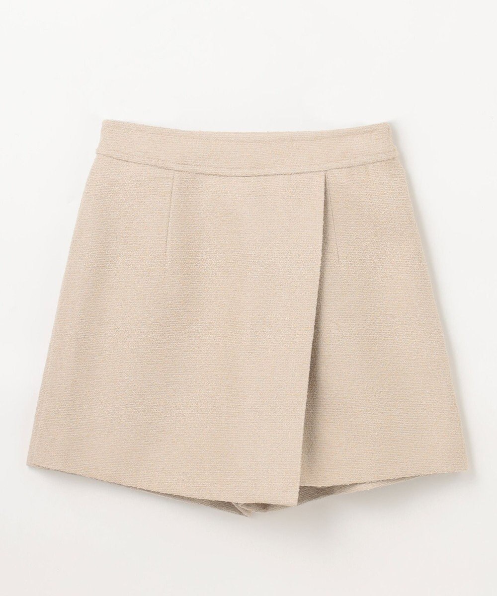 GRACE CONTINENTAL ツイードラップショートパンツ 
