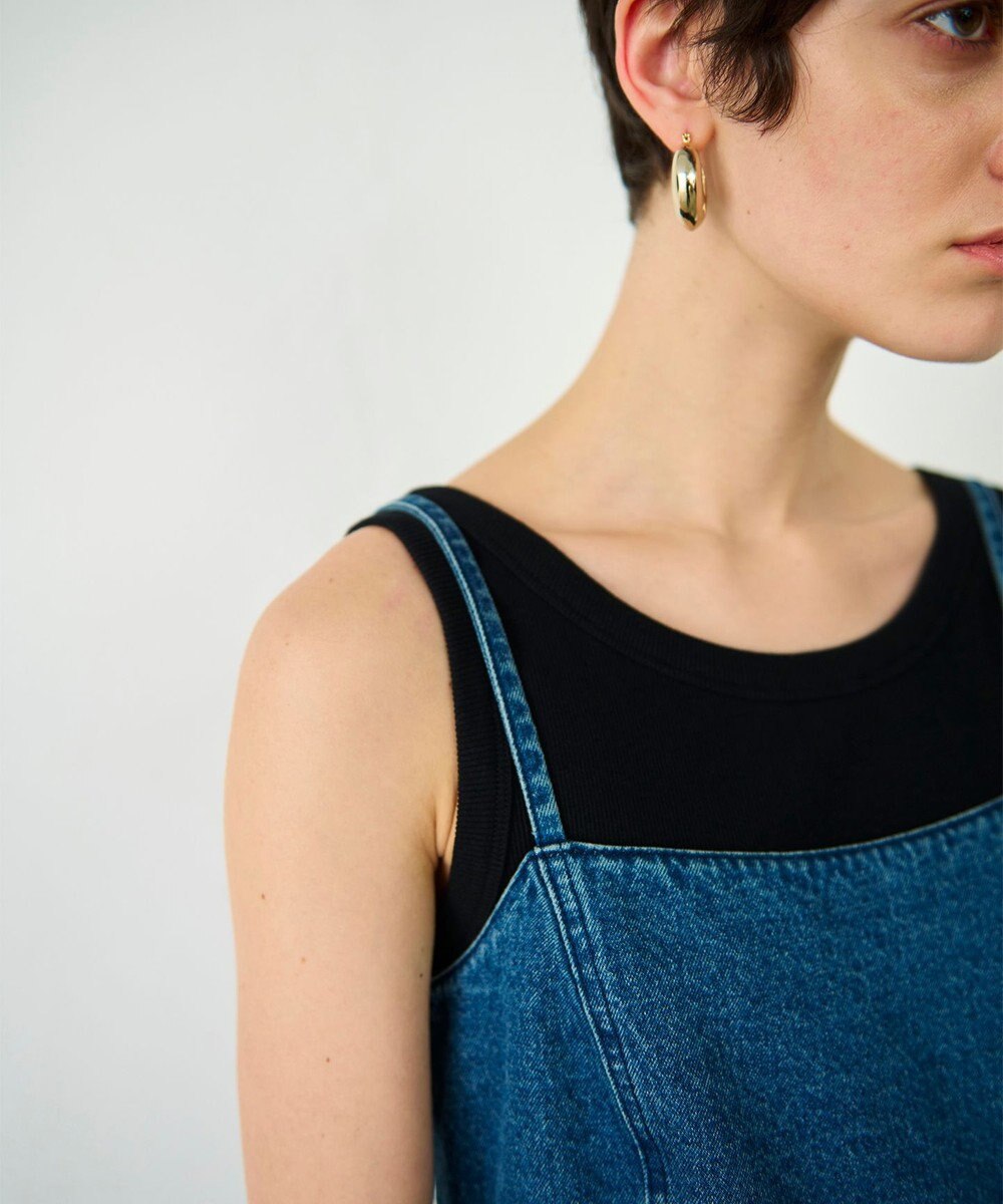 GRACE CONTINENTAL デニムサロペット 