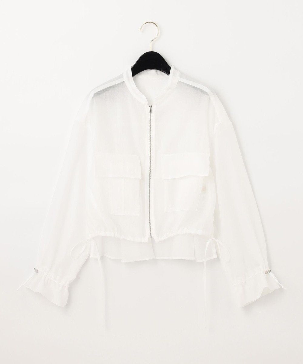 GRACE CONTINENTAL バックコンシャスブルゾン