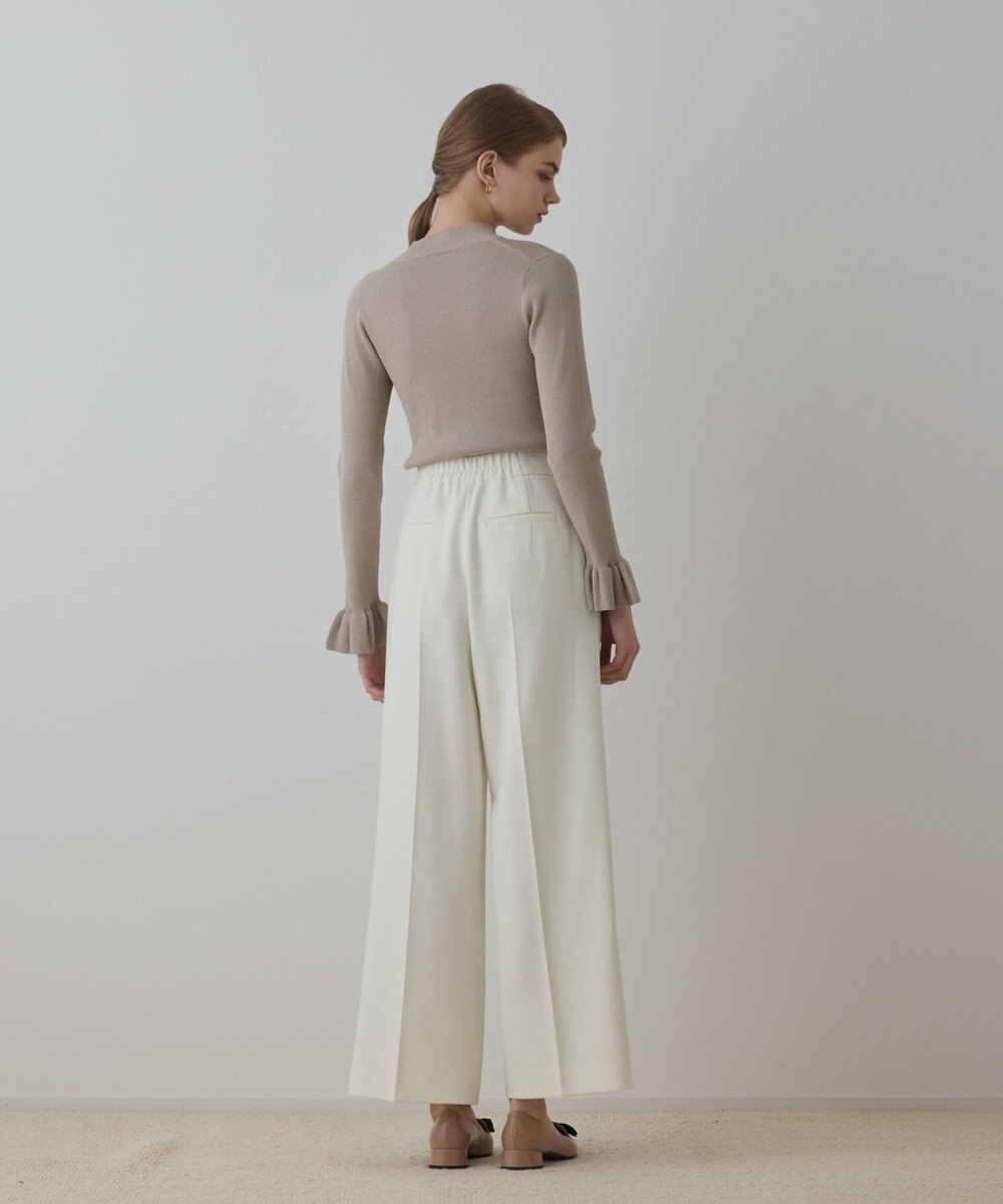 GRACE CONTINENTAL ラメリブニットトップ 