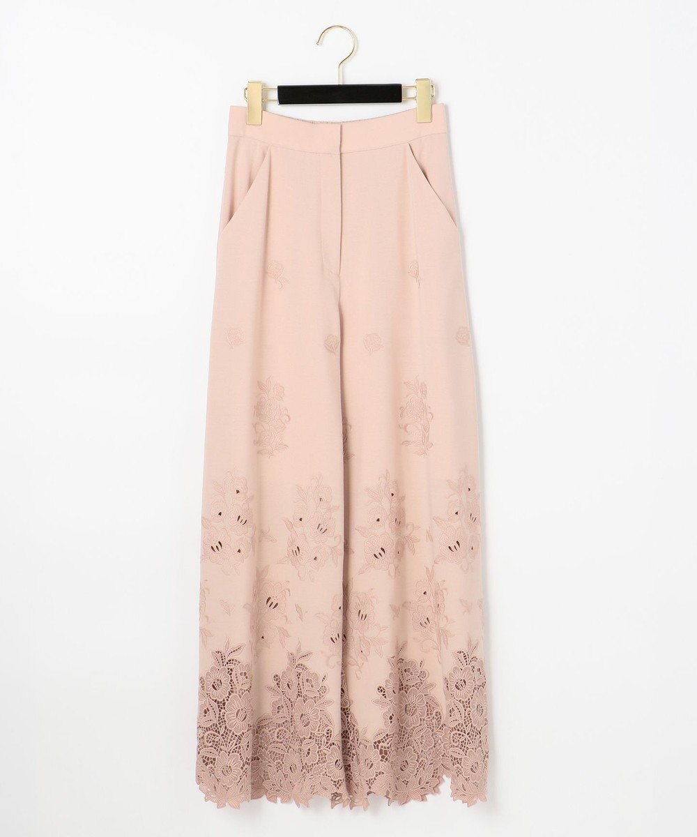 カットワーク刺繍ワイドパンツ Grace Continental Grace Continental グレースコンチネンタル 通販