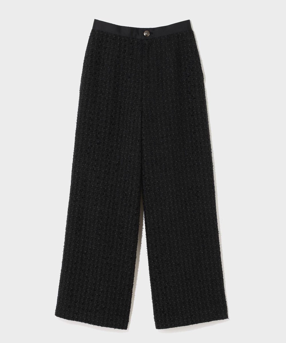 GRACE CONTINENTAL ツイードイージーパンツ 