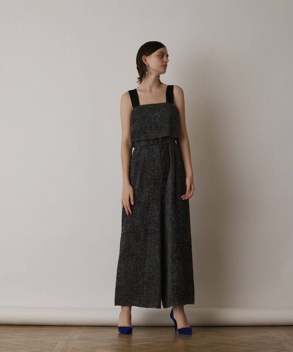 GRACE CONTINENTAL カットジャガードサロペット