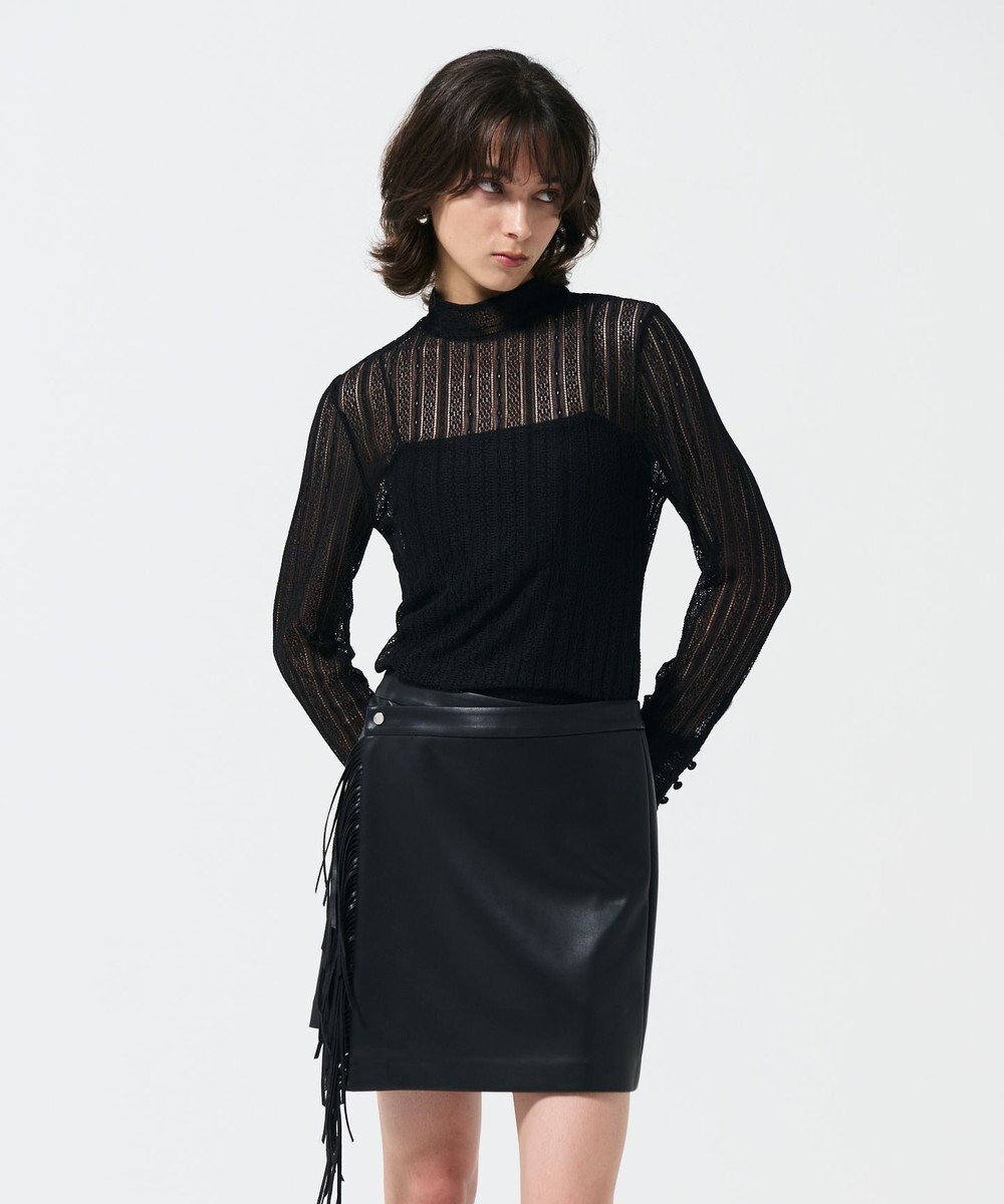 GRACE CONTINENTAL ストレッチレーストップ