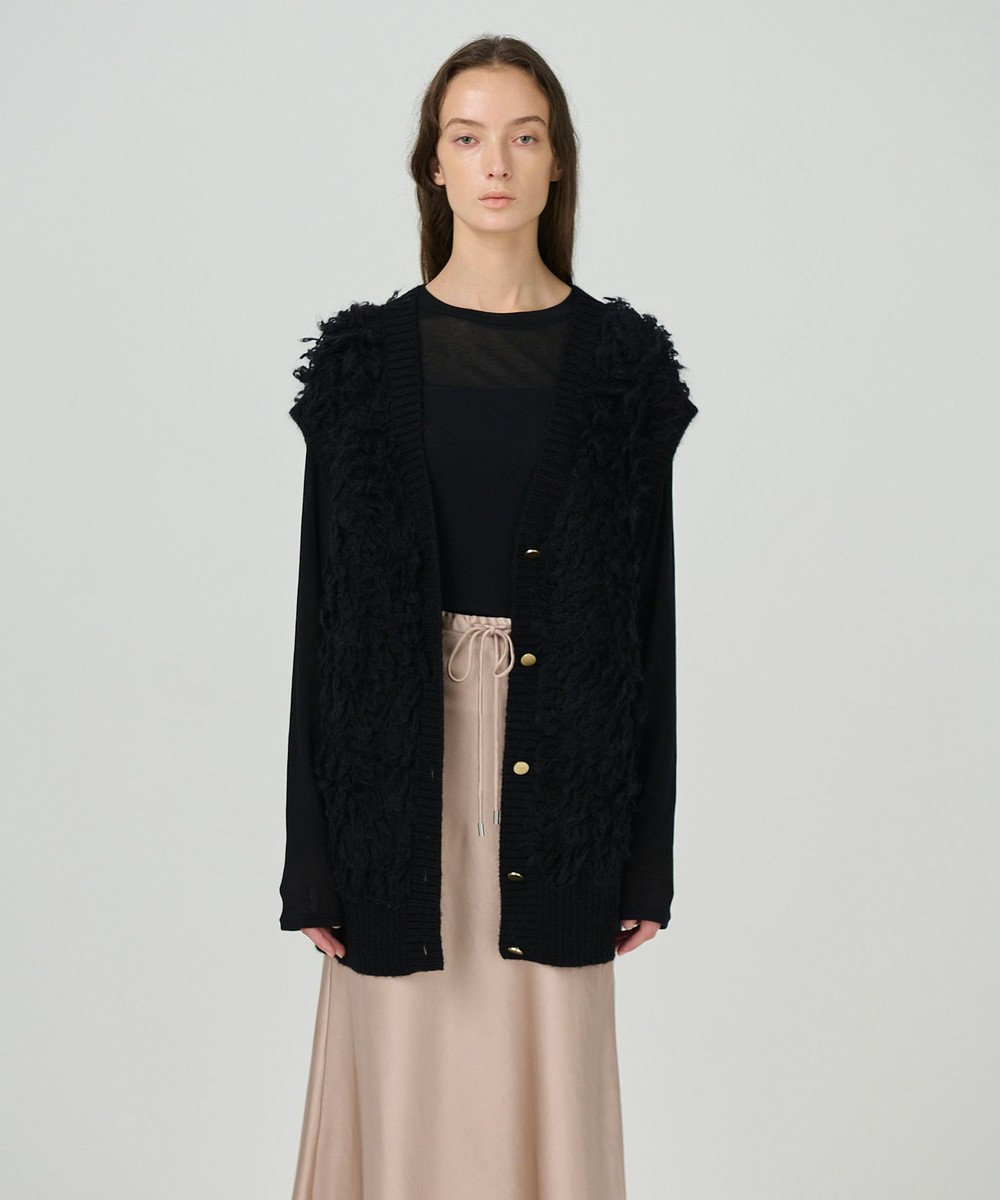 GRACE CONTINENTAL ループニットベスト