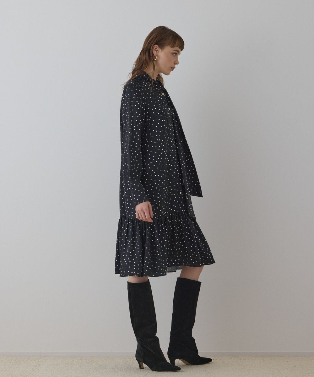 GRACE CONTINENTAL ランダムドットボウタイワンピース 