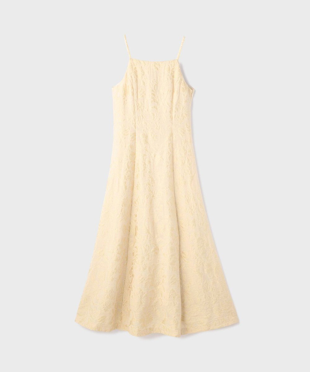 GRACE CONTINENTAL リーフジャガードキャミワンピース 