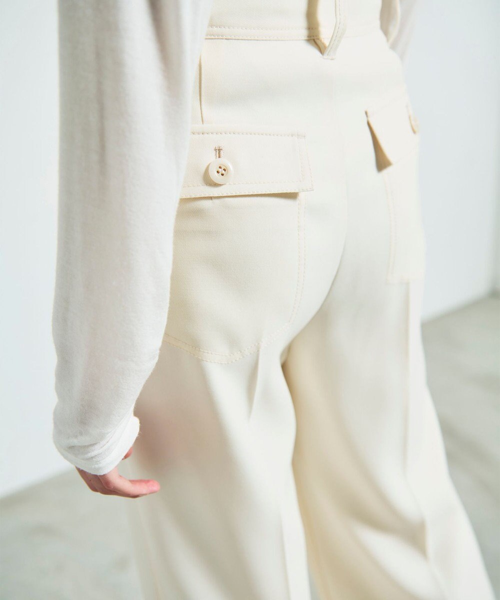 GRACE CONTINENTAL サテンベイカーパンツ 