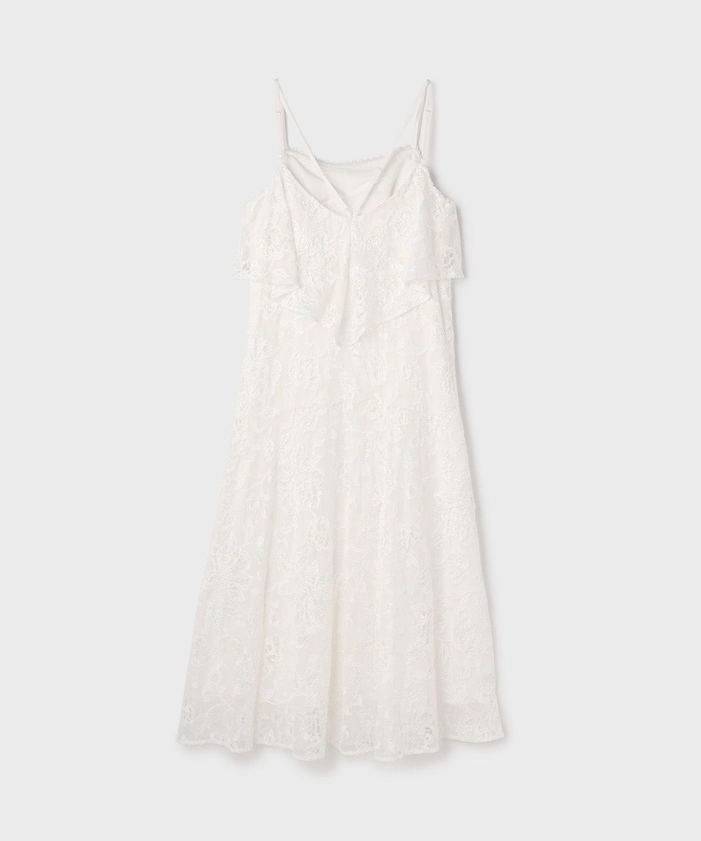 GRACE CONTINENTAL チュールレースロングワンピース 