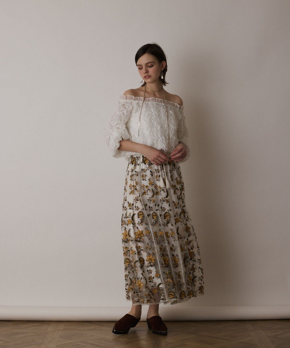 GRACE CONTINENTAL シャーリングトップ