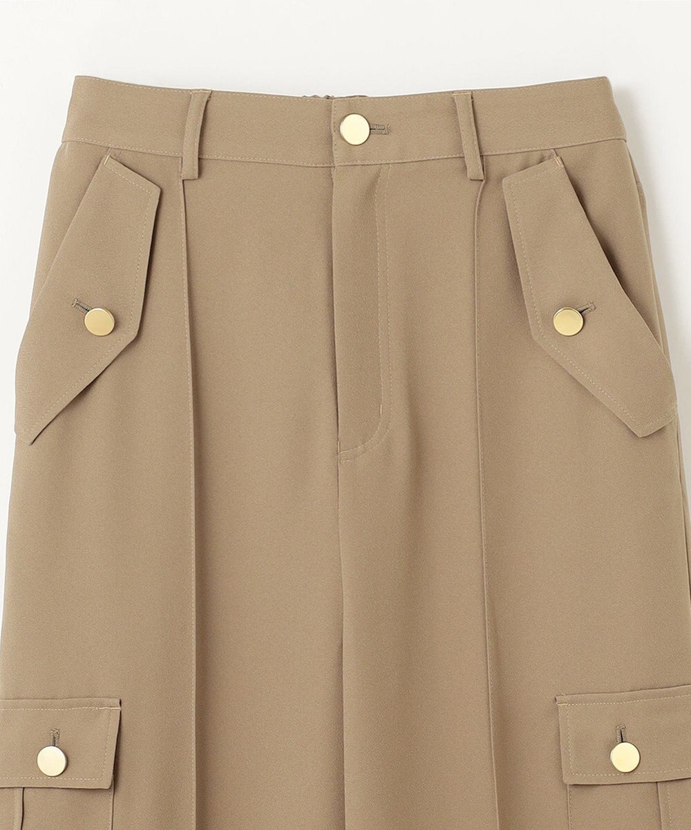 GRACE CONTINENTAL バックサテンカーゴパンツ 