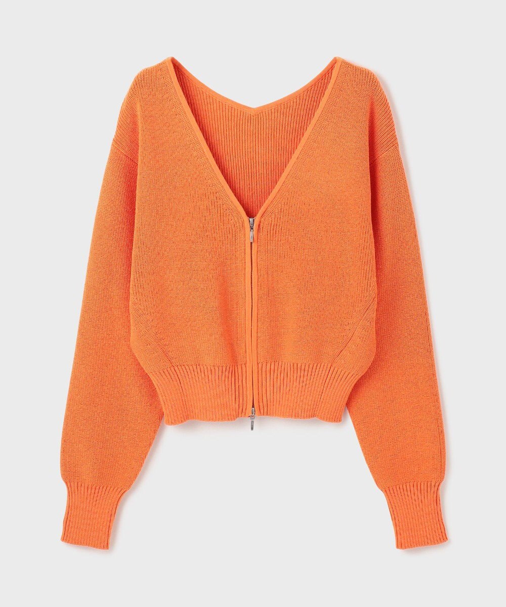 GRACE CONTINENTAL ハイゲージ畦ニットカーディガン