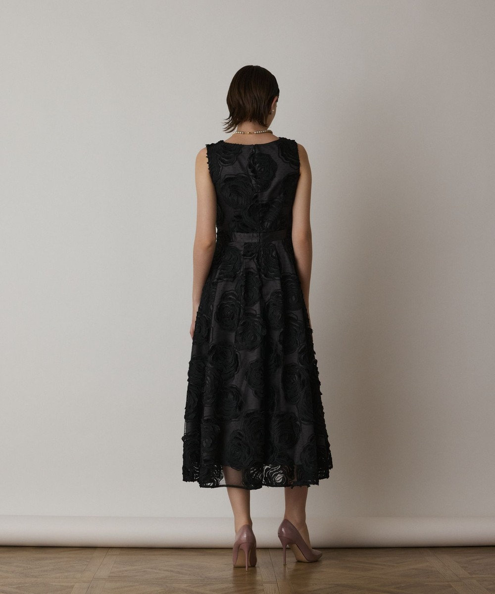 GRACE CONTINENTAL ローズ刺繍ワンピース