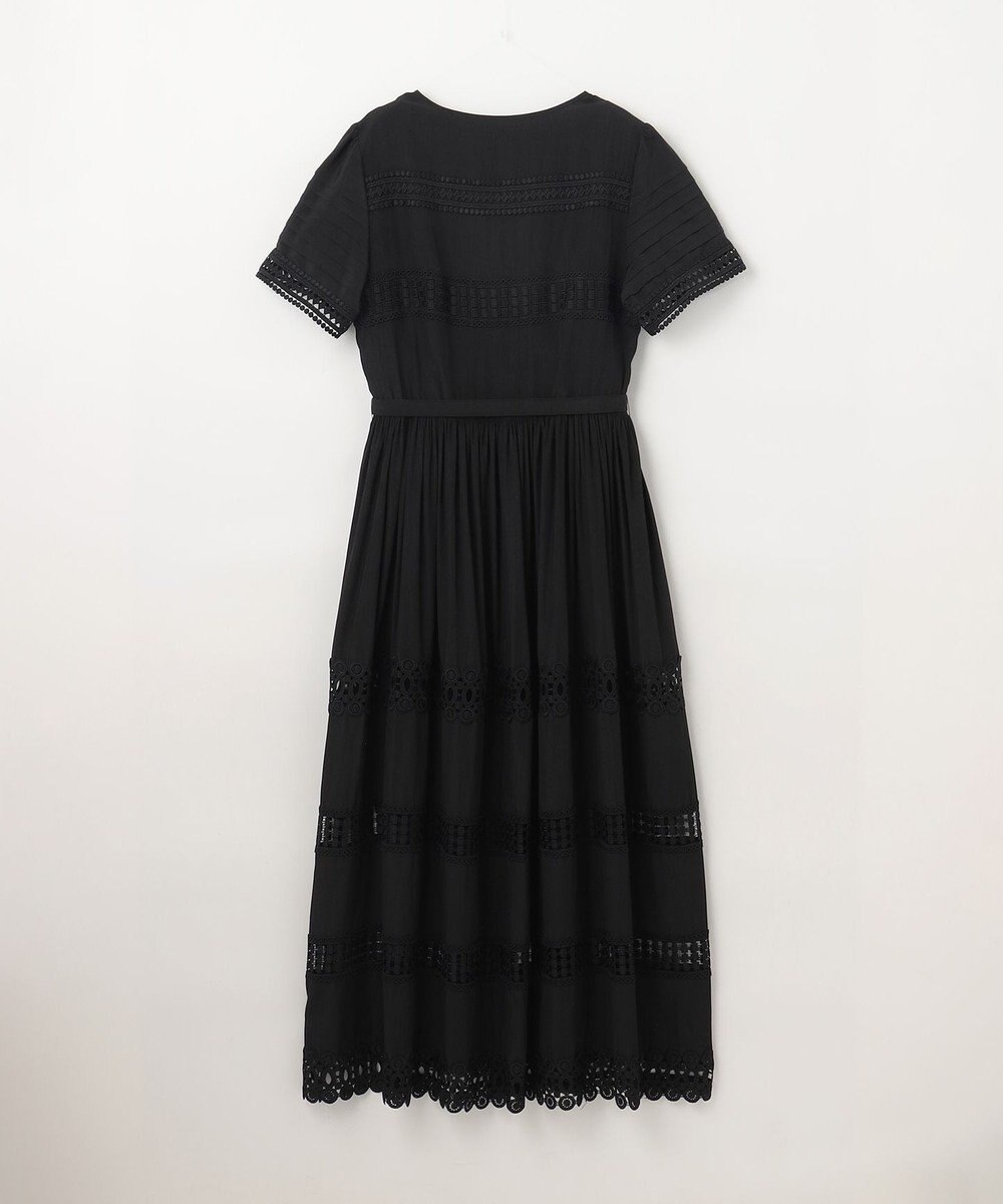 GRACE CONTINENTAL レース切替フレアワンピース 