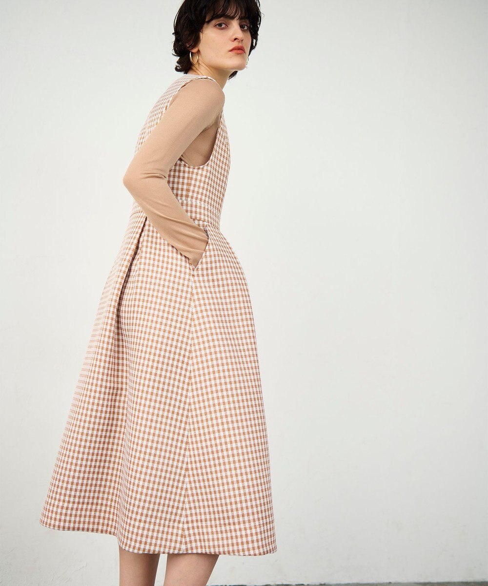 GRACE CONTINENTAL チェックジャンパースカート 