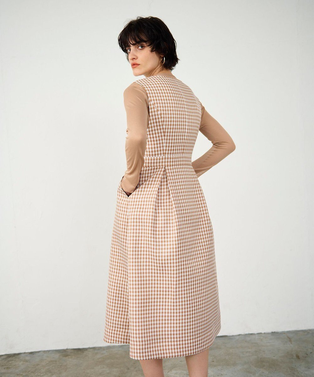 GRACE CONTINENTAL チェックジャンパースカート 