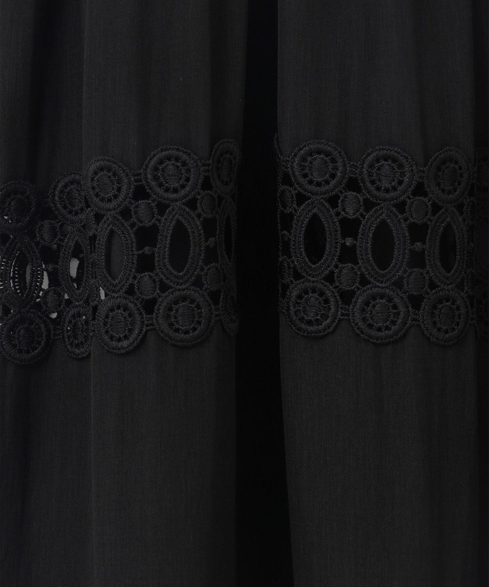 GRACE CONTINENTAL レース切替フレアワンピース 