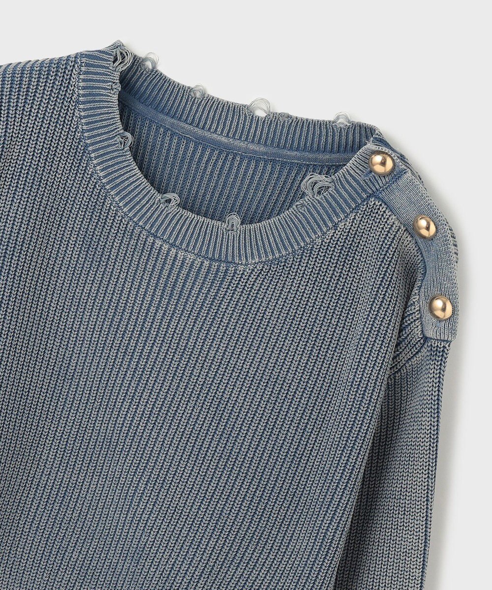 GRACE CONTINENTAL ピグメントニットトップ