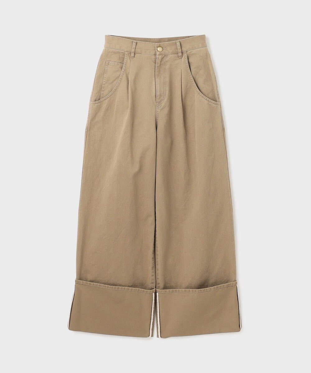 GRACE CONTINENTAL ロールアップワイドパンツ 