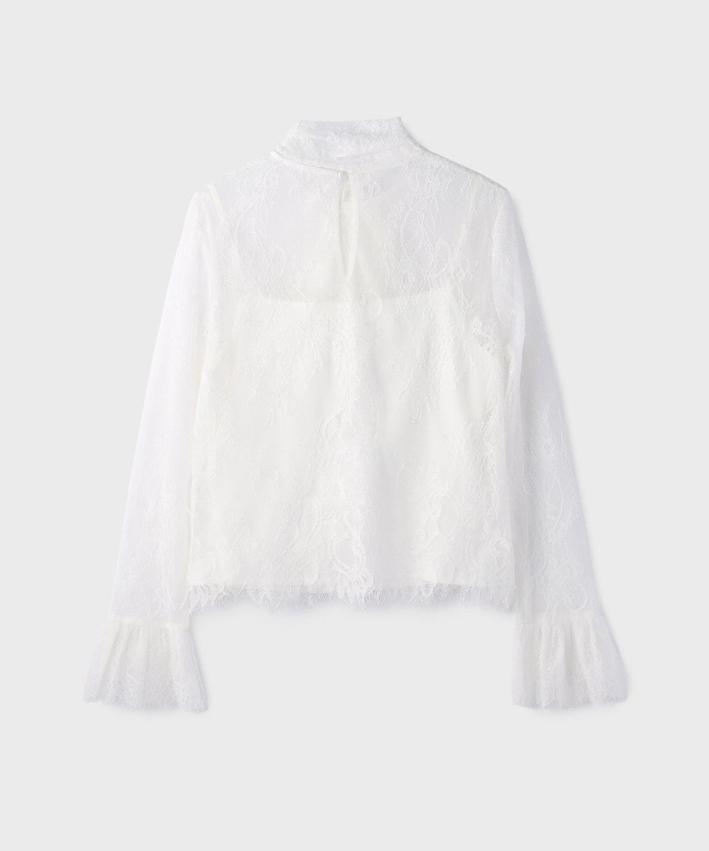 GRACE CONTINENTAL レースボウタイブラウス 